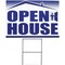 Juvale 6-Pack Open House Signs for Real Estate Agents with Stakes 12 x 17 Inches